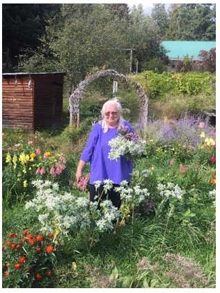 Diane and Flowers