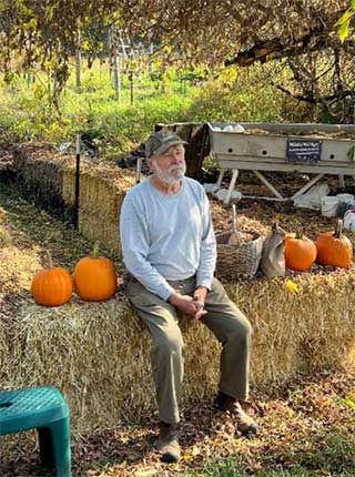 Thom and pumpkins