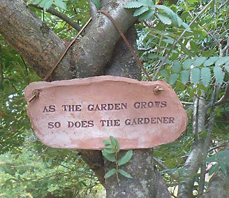 garden sign